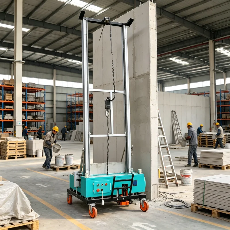 Automatic Electric Wall Plastering Machine High Efficiency Wall Rendering Machine for Cement Mortar Plastering Machine