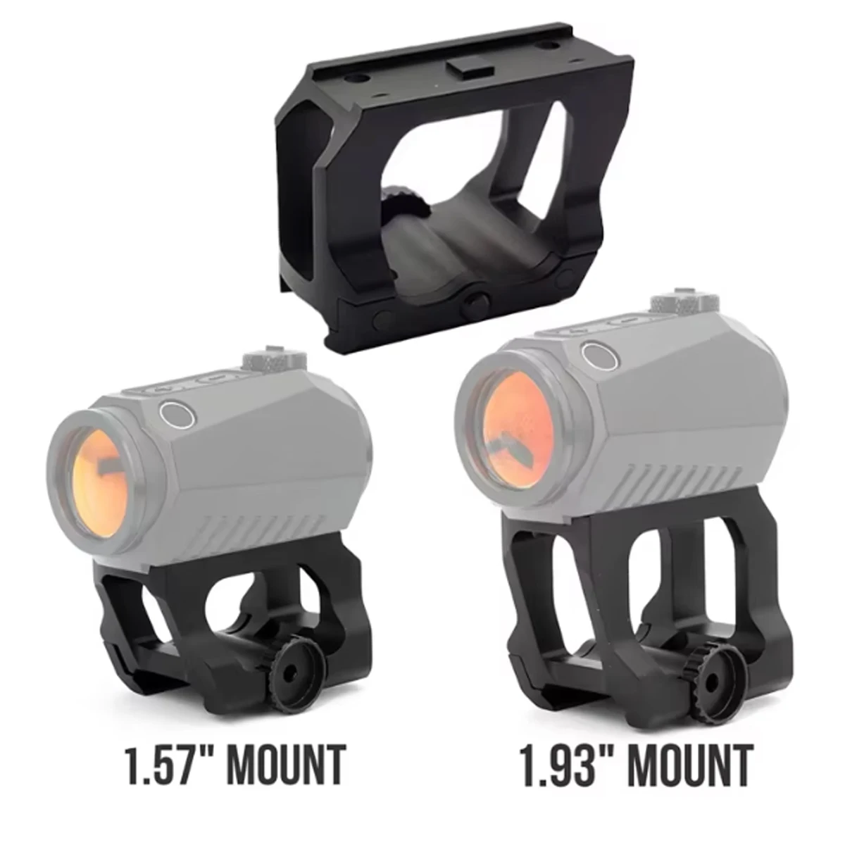 Neue UNITY Fast Riser Halterung 1,54" 1,93" 2,26" Höhe Zielfernrohr QD-Halterung für Red Dot Sight Reflexvisier Universelle Halterung passend für 20mm – Detail 4