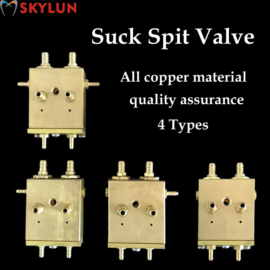 Dental Suction Valve Strong/Weak Suck Spit Control 2-in-1 Floor Cabinet Integrated Water Air Master SL1262