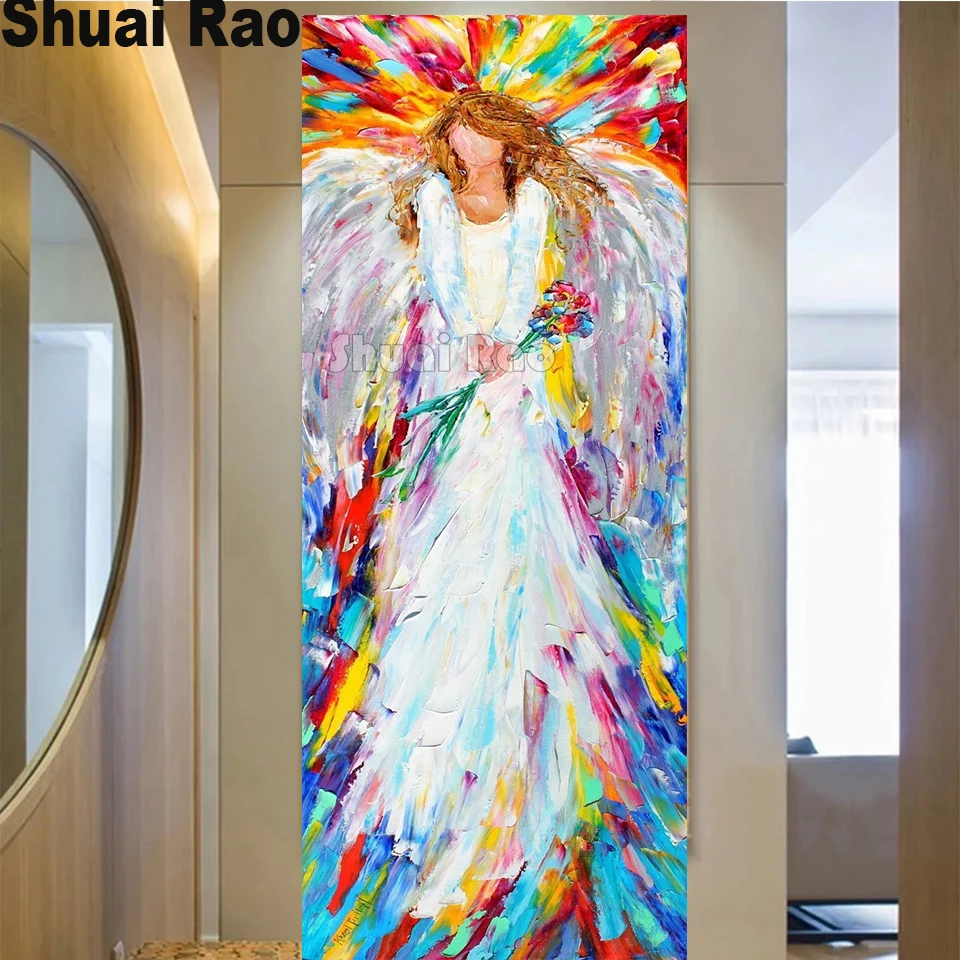 Large Diamond Painting Abstract angel DIY Diamond Embroidery 5D Picture Of Rhinestone Square Mosaic art painting home decor