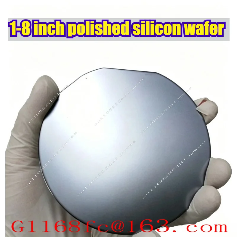 1-8 Inch Single Double Polished Silicon Wafers for Scientific Research Electron Microscopy Coating Electronic Grade Solar Energy