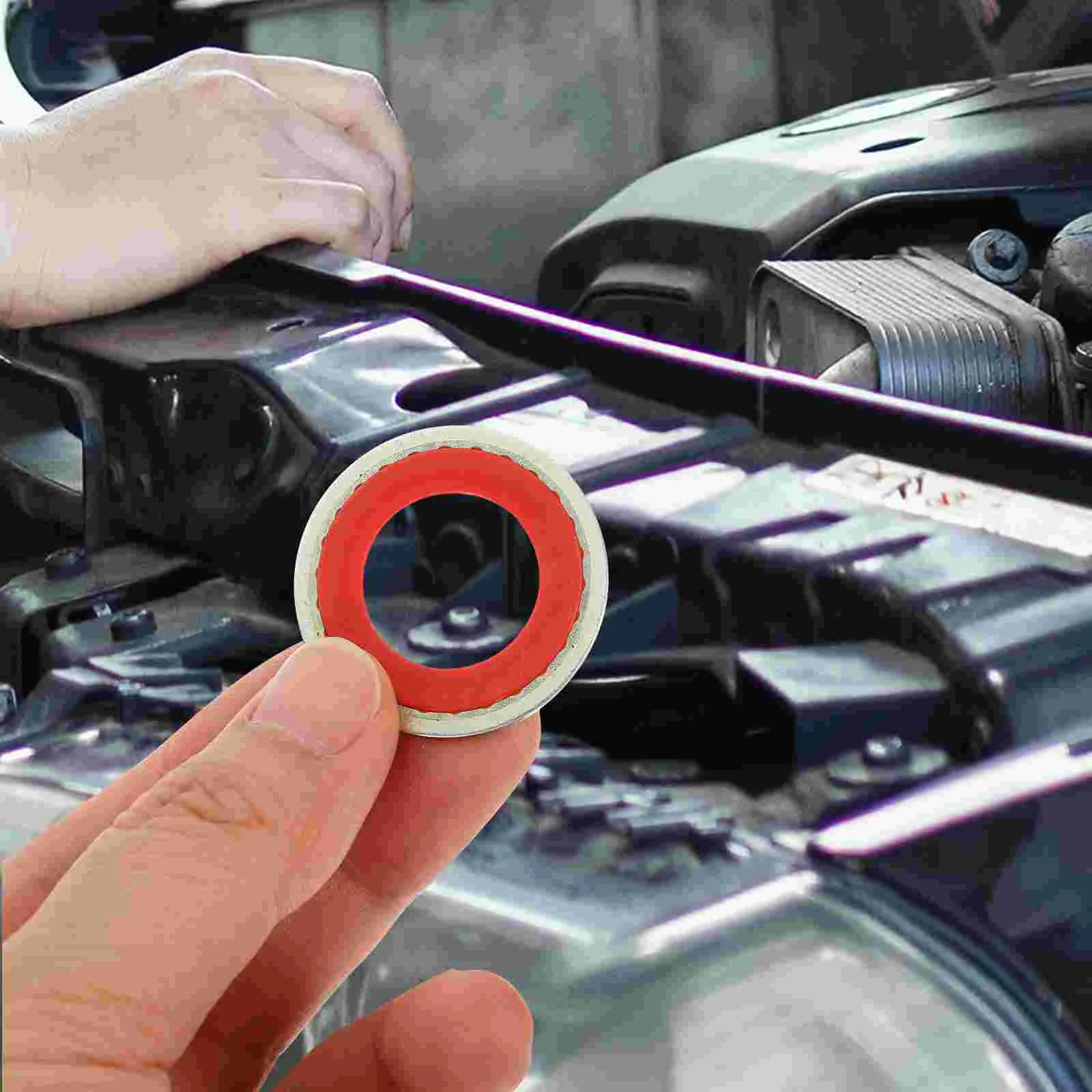 30 Pcs Car Air Conditioner Repair Box Automotive Replacement Rings Conditioning Compressor Seal Kit Gasket Screw Washer