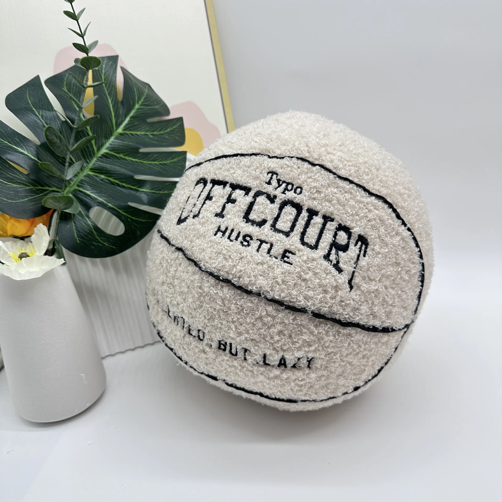 Exclusive Khaki Basketball Plush Toy - Perfect Birthday Gift for Kids and Sports Fans - Unique and Fun Design