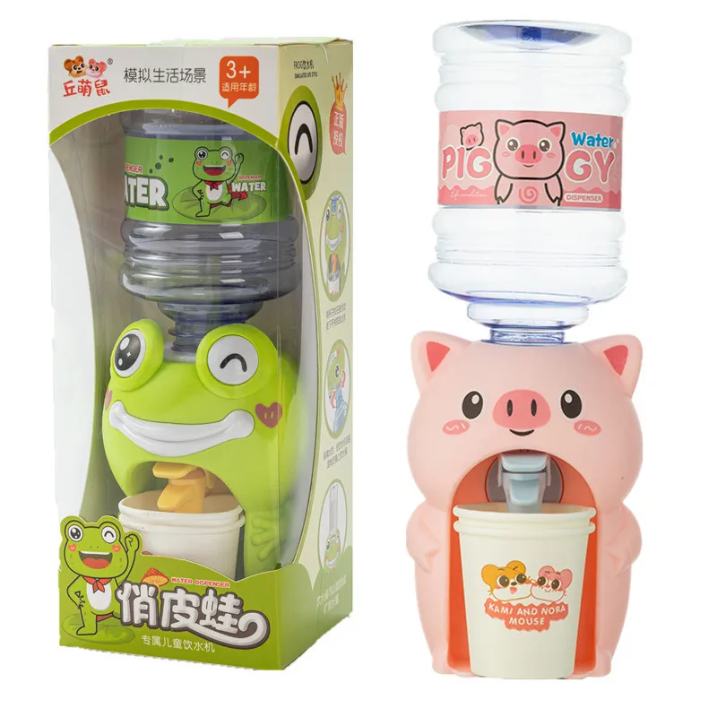 Mainan Dispenser Air Mini Mainan Minum Bayi Lucu Mainan Rumah Bermain Menyenangkan Simulasi Kartun Anak-anak untuk Ornamen Dekorasi Rumah Anak