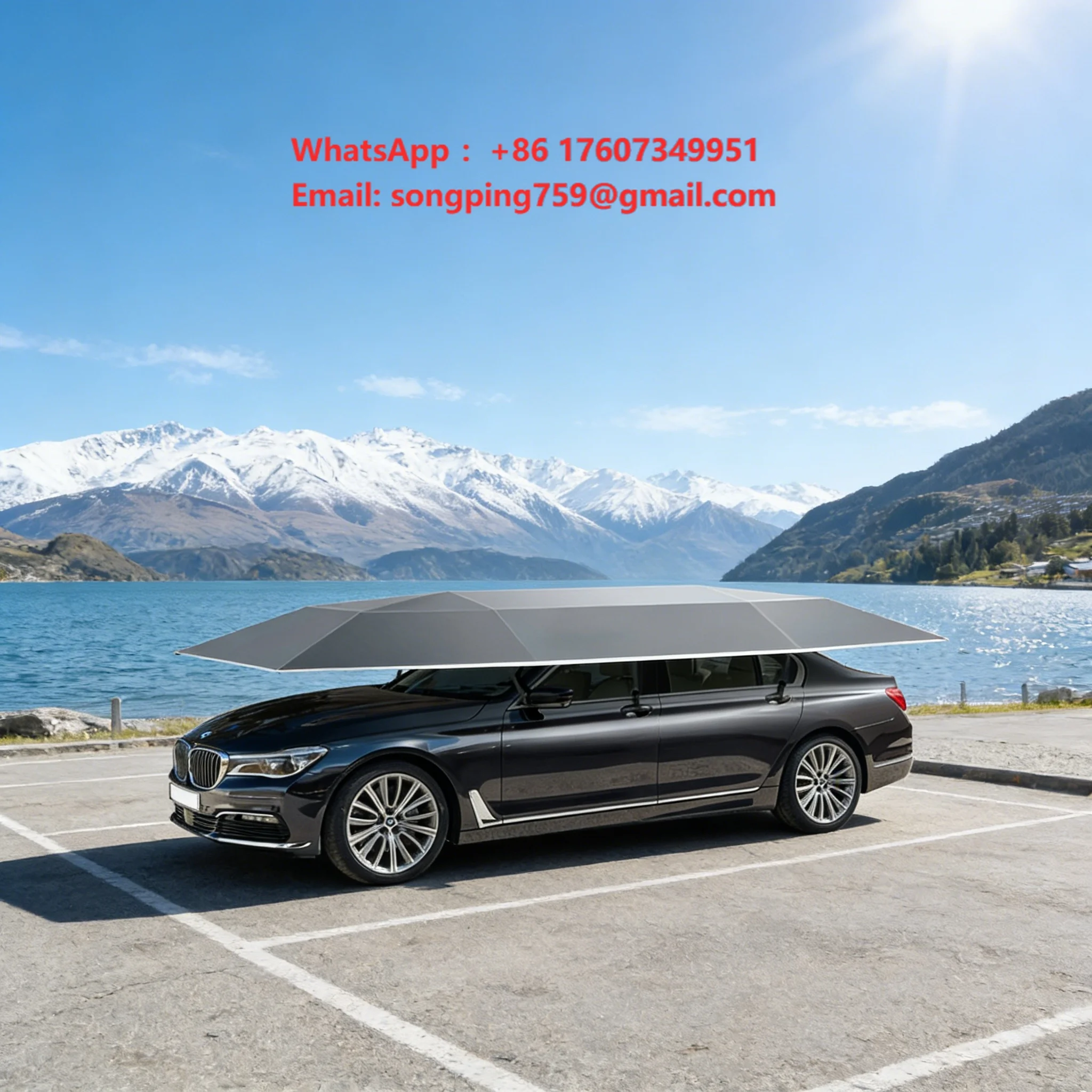 High Grade Umbrella for Cars Shock Resistant Hail Protection Car Umbrella for Complex Road Side Parking Environment