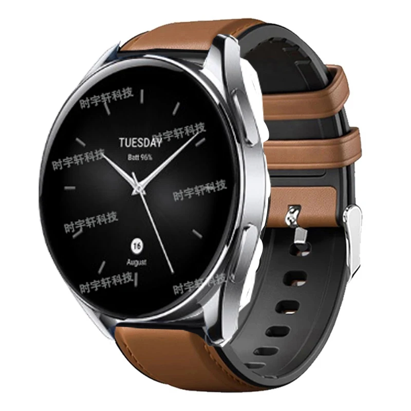 22mm Band For Xiaomi Watch S2 42mm 46mm Strap Leather Silicone Sport Ремешок For Xiaomi Watch 2 Pro/S1 Pro/S1 Actiive/S3 Correa