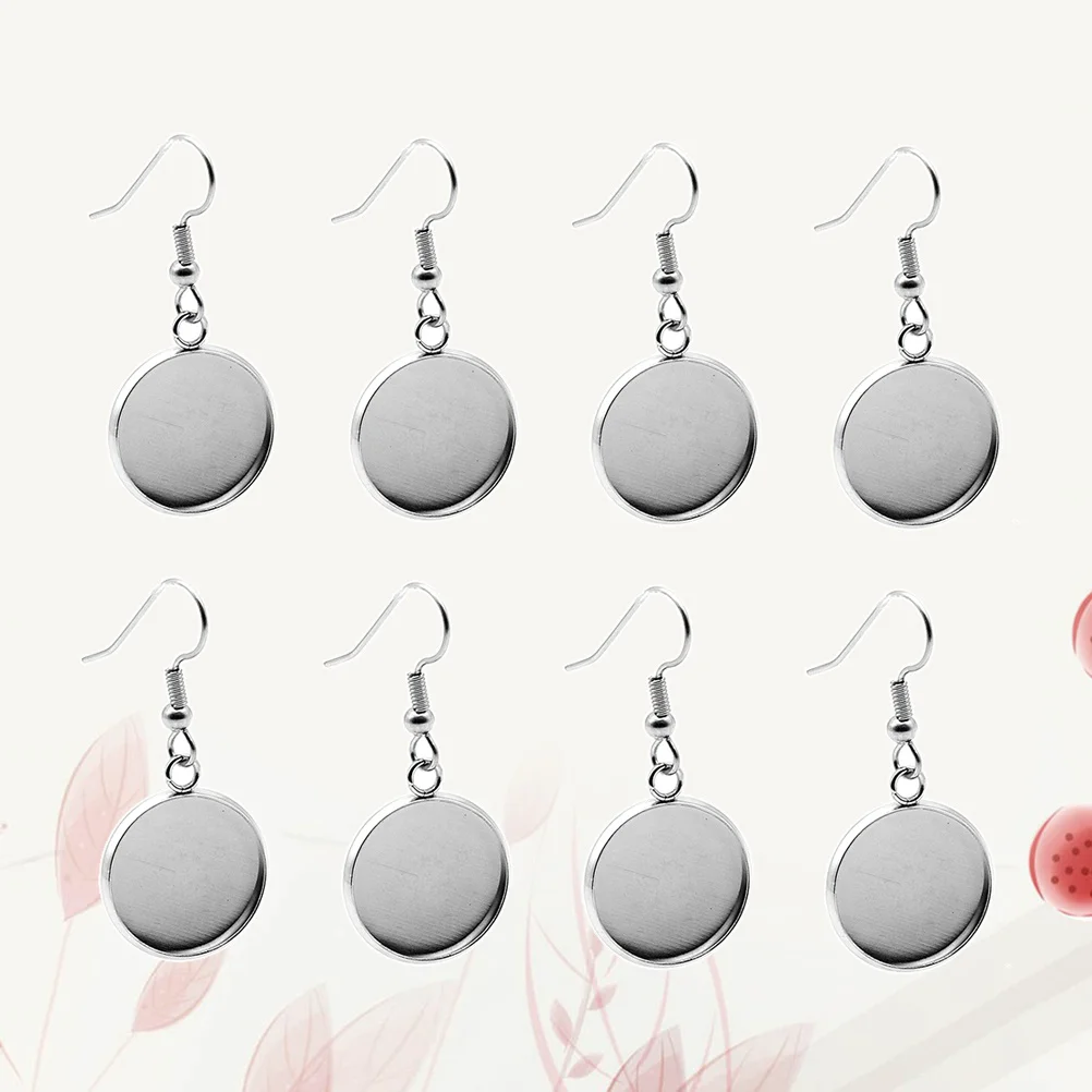

36pcs Blanks For Jewelry Making Silver Plated Diy Earring Supplies Craft Accessories Wedding Party Favor Gift Idea Earring