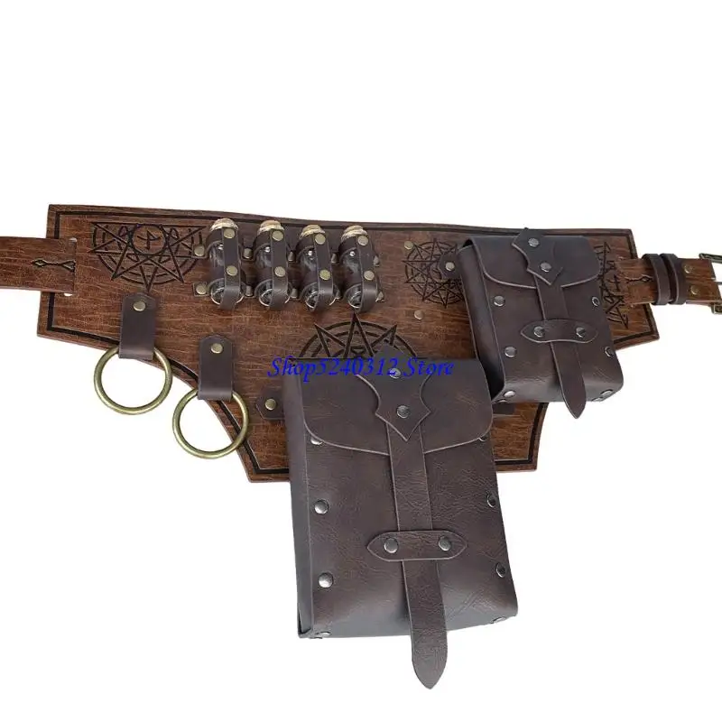 634C Renaissances Vikinges Costume Akcesorium, średniowieczny piracki mikstur