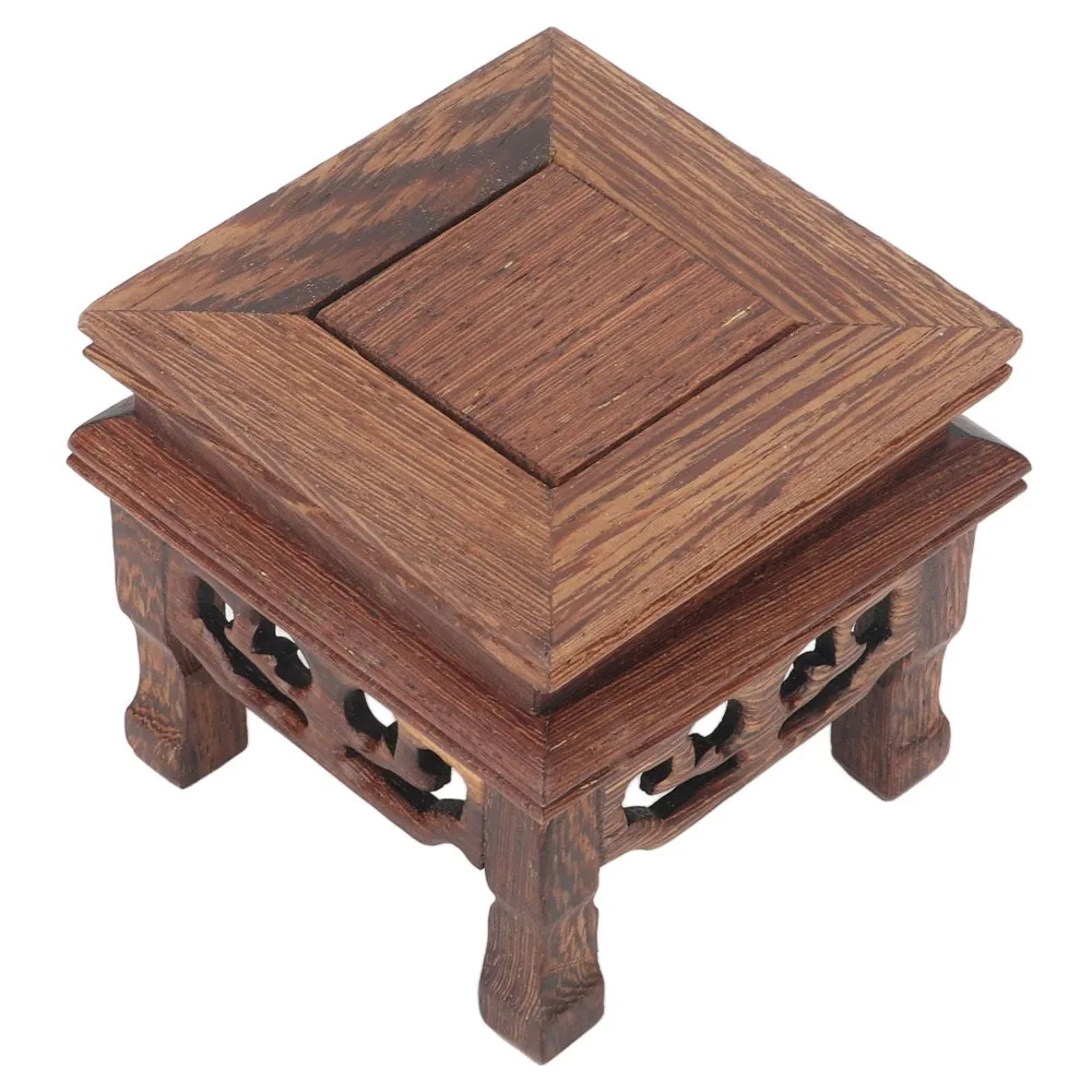 Durable Retro Style Wooden Display Stand Widely Used Home decoration Wooden Riser Potted Plant Pedestal Plant