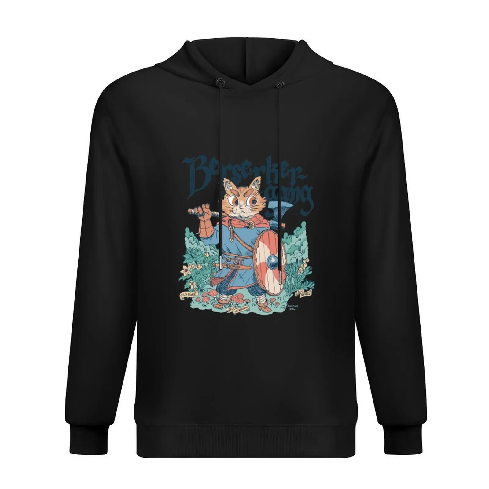 

BERSERKERGANG Hoodie men's winter sweater japanese style men's autumn clothes men wear pullover hoodies