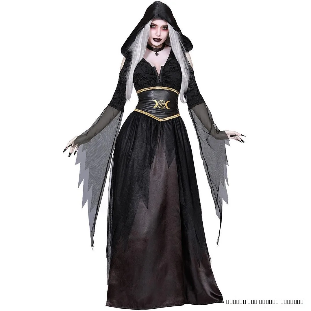 

Новый костюм злой ведьмы MXL для Хэллоуина, роба для косплея и ролевых игр, одежда для выступлений, традиционные сценические наряды для женщин