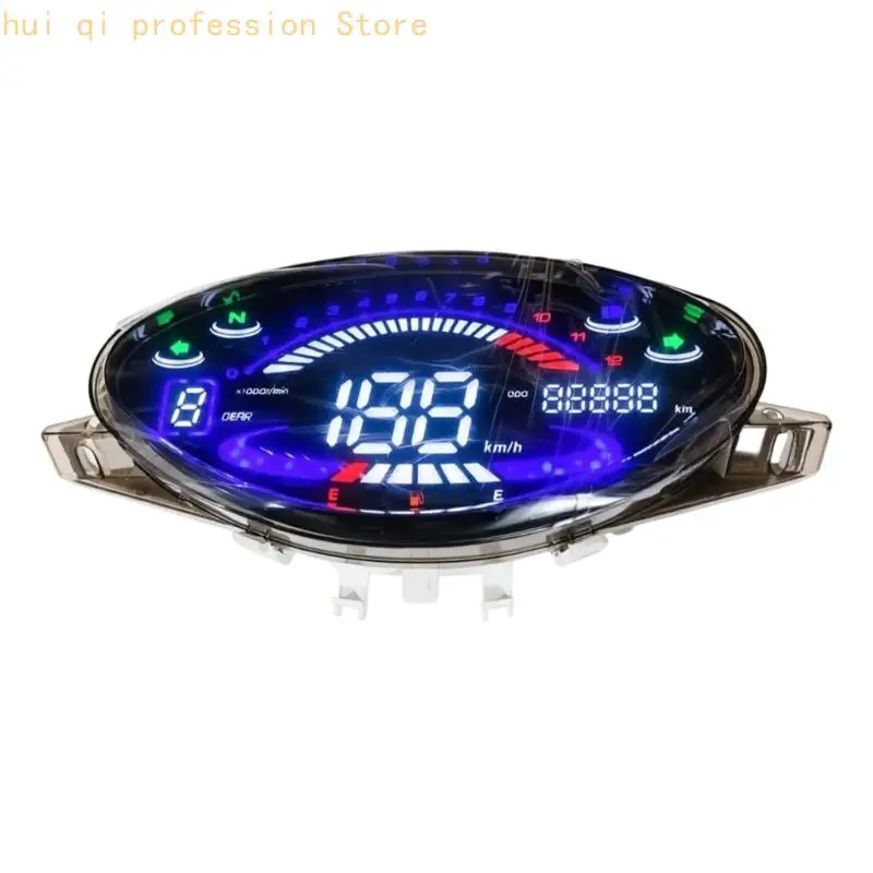 Motorrad-Instrumententafel-Baugruppe mit LED-Anzeigen und Kabelbaum H8WE – Detail 7