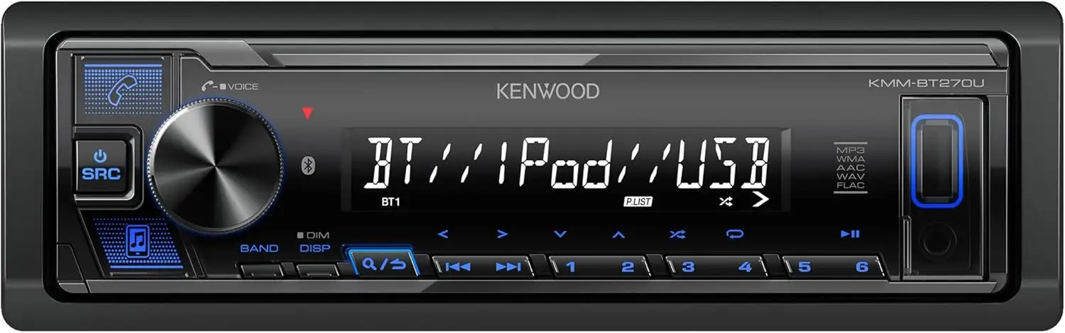 

Автомобильная цифровая мультимедийная стереосистема Bluetooth с USB, AM/FM-радио, MP3-плеером, высококонтрастным ЖК-дисплеем и съемной лицевой панелью