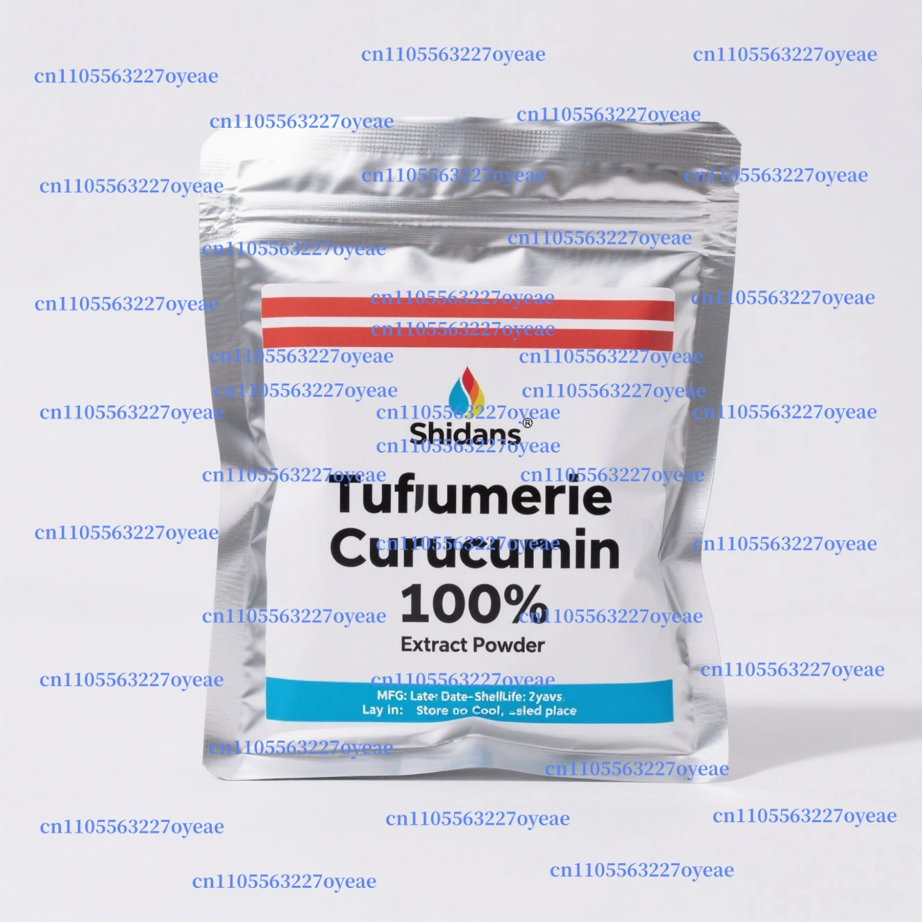 Envío rápido a nivel mundial, bolsa de papel de aluminio para 100% de raíz de cúrcuma, Curcumina, Tumeric, InnerPack, bolsa de plástico de doble cubierta