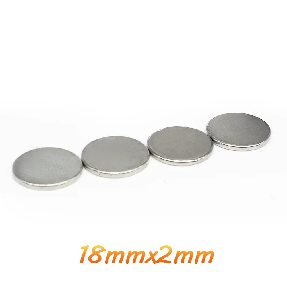 5/10/20/30/50/100PCS 18x2 mm Round Rare Earth Neodymium Magnet N35 Strong Powerful Magnets 18x2mm Permanent Magnet Disc 18*2