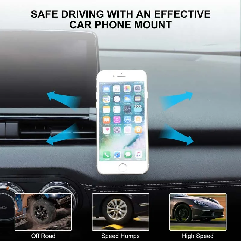 Phone Holder For Mazda MX5 MX-5 ND 2016-2024 Central Control Instrument Panel phone holder GPS navigation holder car accessories