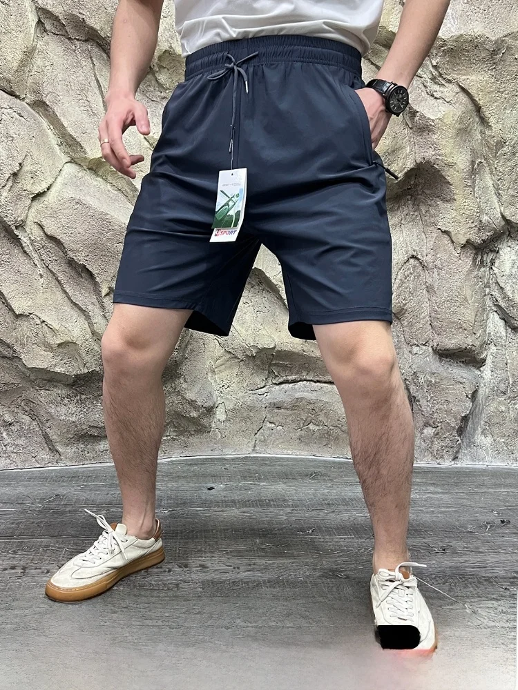 

Comfortable Ice Silk Quick Dry Fabric Outdoor Shorts Youth Active Style mid Waist Short Length Casual Pants Breathable Cool S...