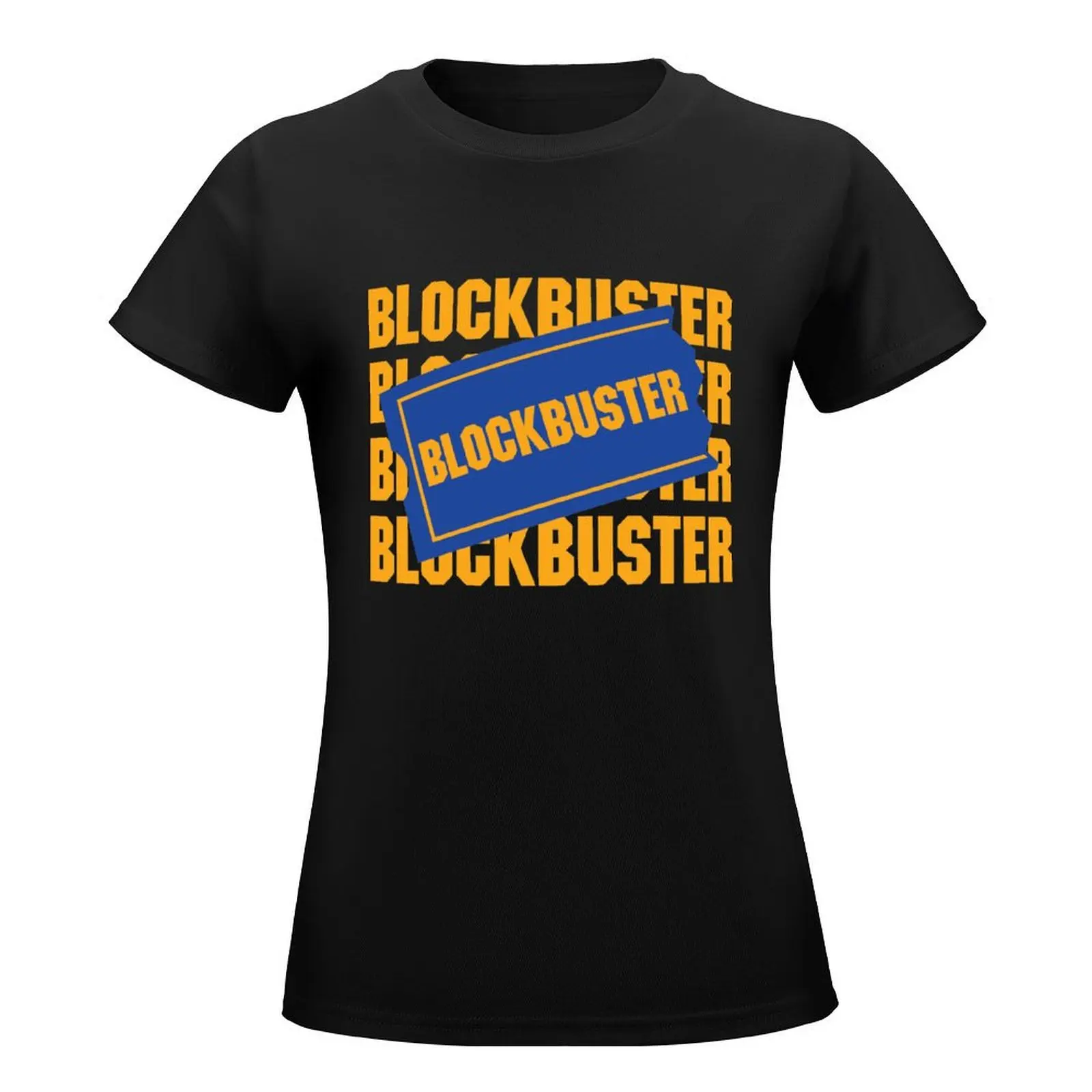 Blockbuster Video Rental Store Logo T-Shirt Aesthetic clothing anime clothes new edition t shirts for Women