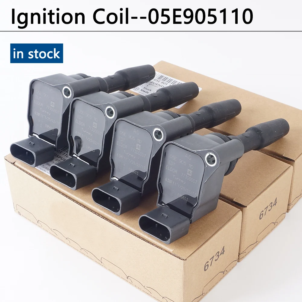 

Turkey OEM Ignition Coil SEAT Leon VW 1.5T A1 A3 Q3 Golf R Caddy Tiguan Passat 05E905110 05E905110A 05E905110C