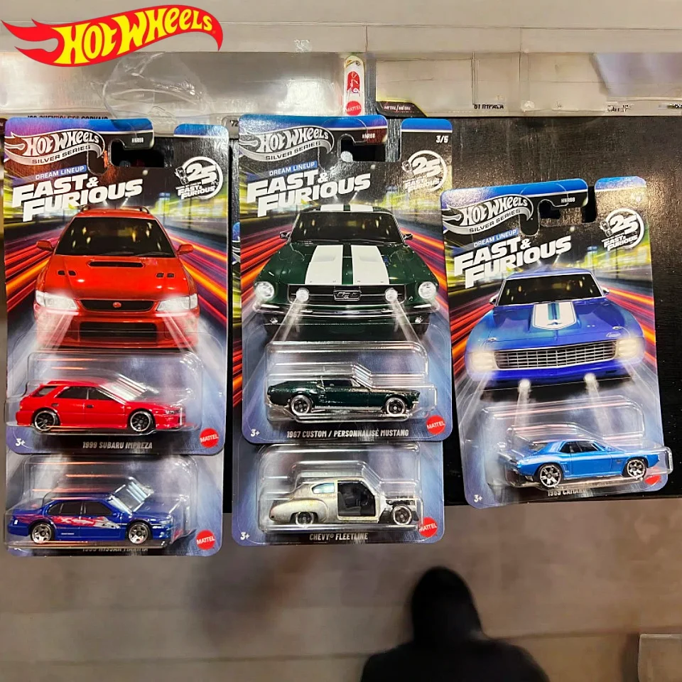 

Hot Wheels Fast & Furious Series 1:64 Diecast Cars Subaru Chevy Fleetline Mustang Camaro Nissan Maxima Collectible Gift