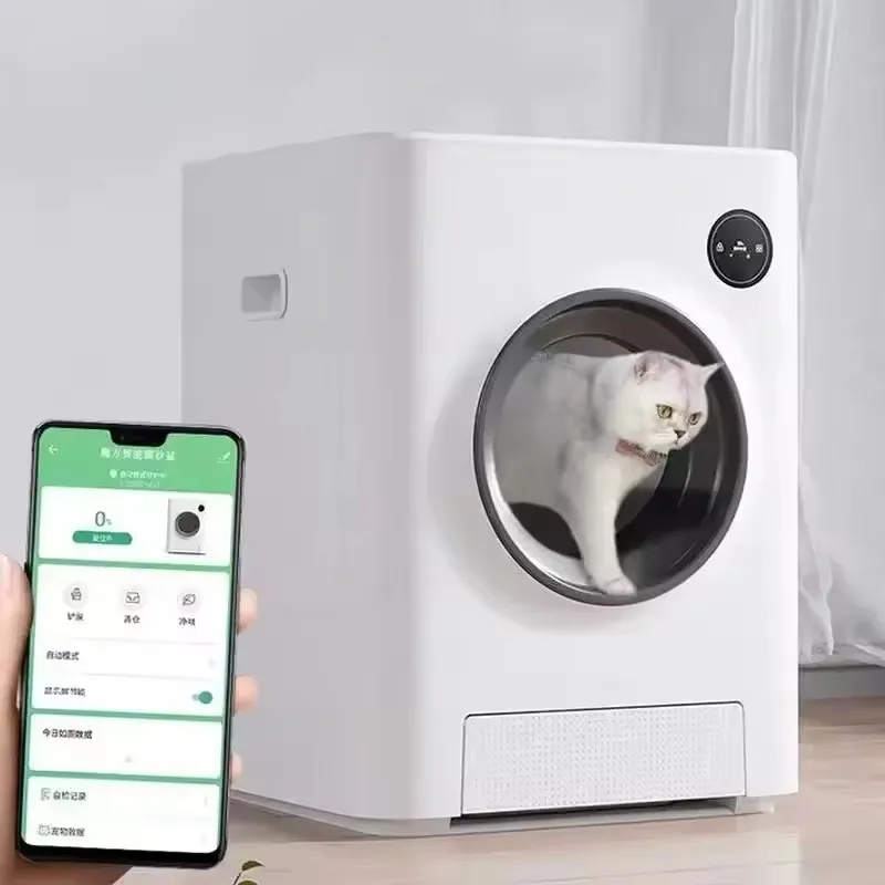 

Intelligent self-cleaning cat toilet, pet sand enclosed sink, giant automatic sand box