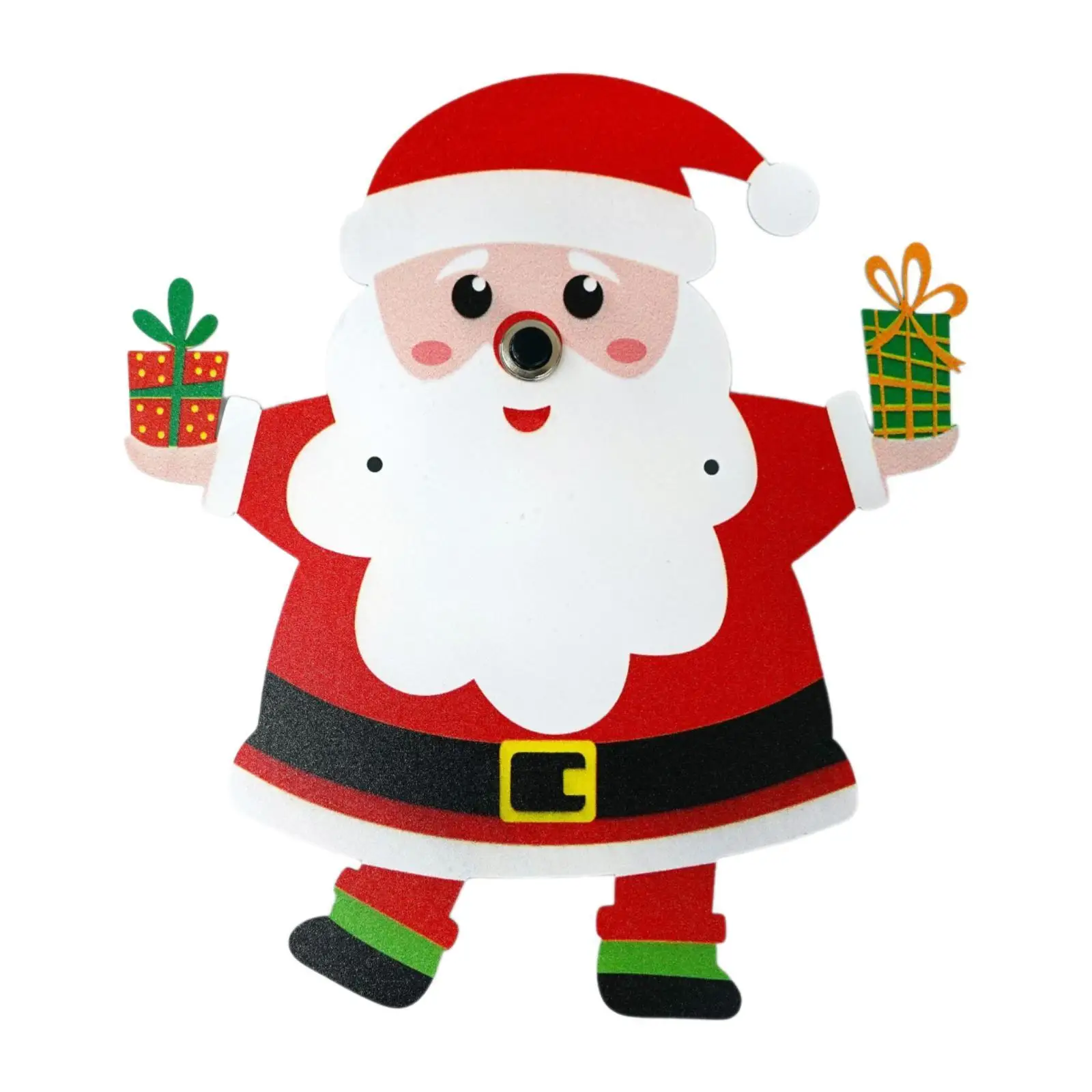 Ornamento de decoração de Natal de campainha de Papai Noel para escritório de entrada de casa