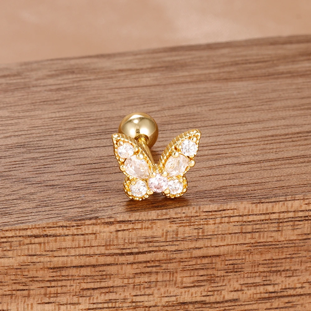 1PC Stainless Steel Fringe Flo - Body Jewelry Cartilage Earrings review and price