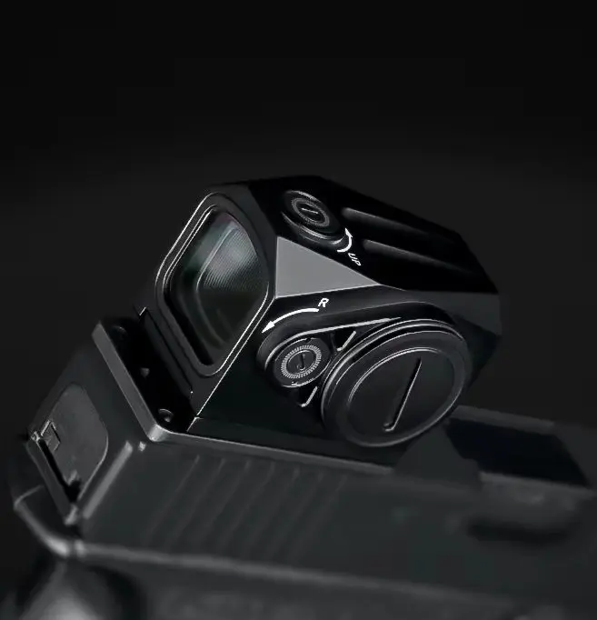 SPINA OPTICS LED Enclosed 3MOA Red Dot Sight Multi Reticles Shake Awake with S-FR&MOS Adapter For G17/19MOS HS 407C/507C