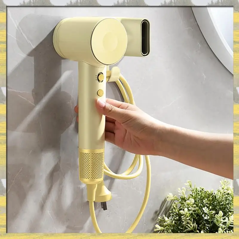 Hot Sale For SE2 Generation Lefen Hair Dryer Punch-Free Bracket Magnetic Hair Dryer Hanging Rack Hair Dryer Storage Rack
