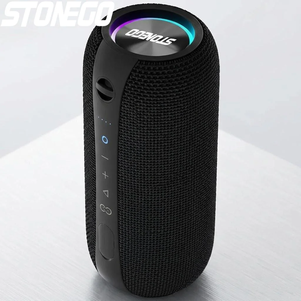 

Беспроводные Bluetooth-колонки в стиле панк с прозрачным дизайном, TWS, мощным басом, LED-подсветкой, портативное музыкальное устройство