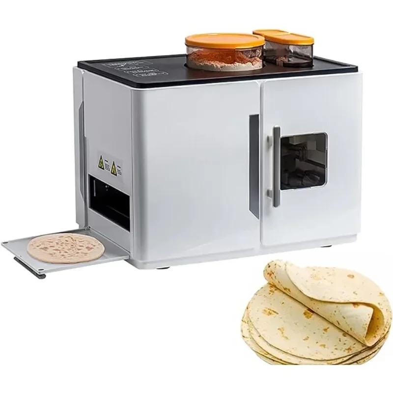 

Fully Automatic Roti Maker Electric Chapati Tortilla Pancake Flatbreads Pita Making Machine