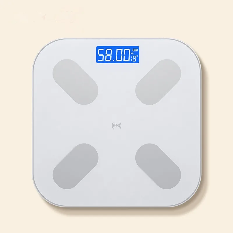 Square Weight Balance Scale Smart Bathroom Scale High Precision Human Body Digital Precision Balance Electronic Weight Scale