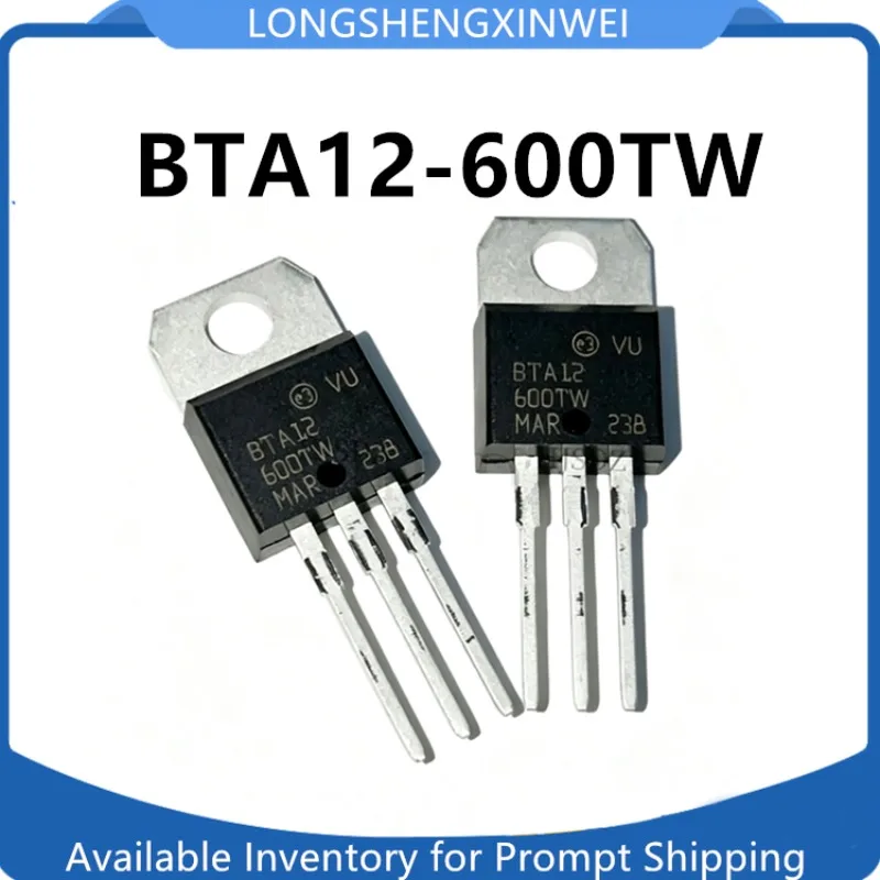 1PCS New BTA12-600TW TO-220 Bidirectional Thyristor 12A600V Low Trigger Small Current Original in Stock