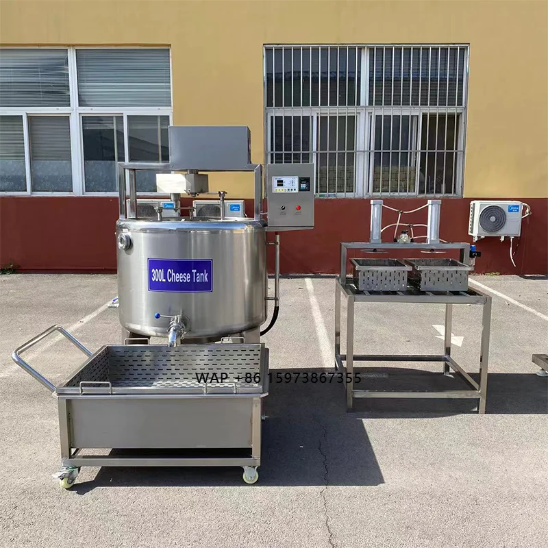 Máquina Automática para Hacer Queso Mozzarella, Tanque de Queso Cheddar de 200l, Línea de Producción de Margarina