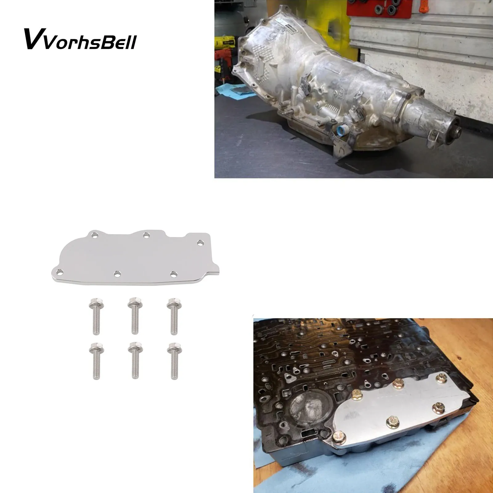 Performance Accumulator Plate Kit With Cover Bolts For GM 4L80E 4L80-E 4L85E Automatic Transmission Shift Improvement