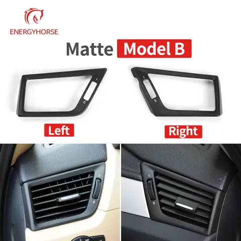 Car Front Left Right Row Wind Air Conditioning Vent Grill Outlet Panel Plate Cover For BMW X1 Series E84 Accessories 2010-2016 8 best sales bmw x1 air vent - №7