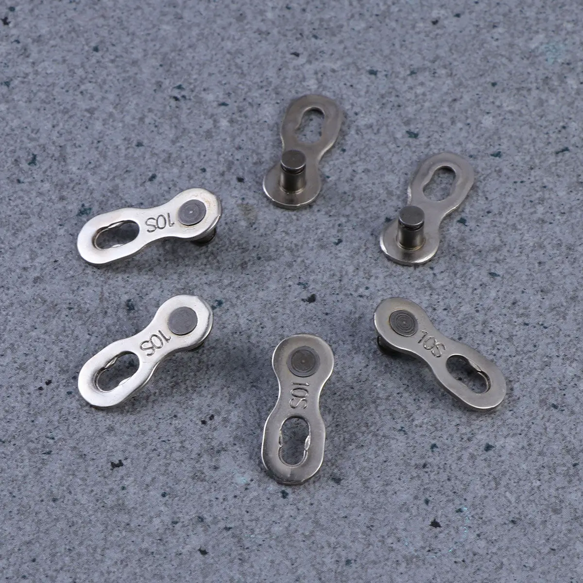 

3Pairs Bike Chain Link Connector Stainless Steel Suitable 10 Speed Chain No Tool Removal for Road Trail Repair