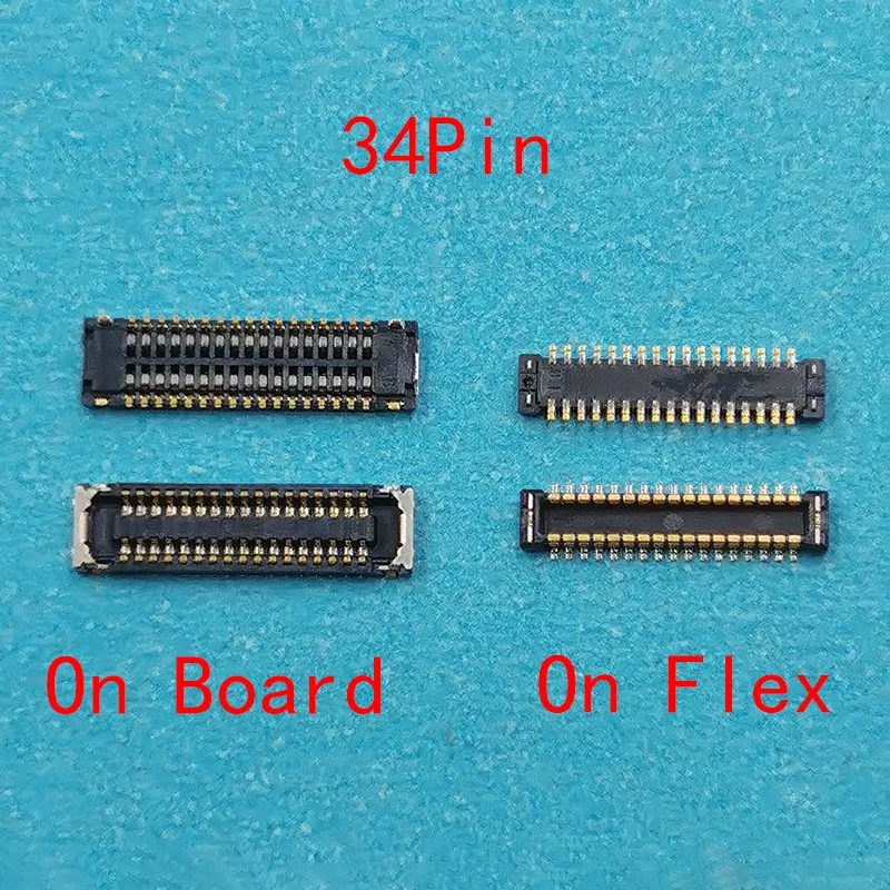 2-5Pcs 40pin LCD Display FPC Connector Screen Flex On Board For Huawei Nova 7 SE/P40 Lite 5G/Honor 30S/10 Lite/P Smart+ 2019