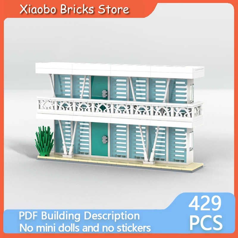 

Волшебный фильм, модель с видом на улицу, MOC, строительные кирпичи, дикестр, квартира, модульная технология, подарок, праздник, сборка, детские игрушки, костюм