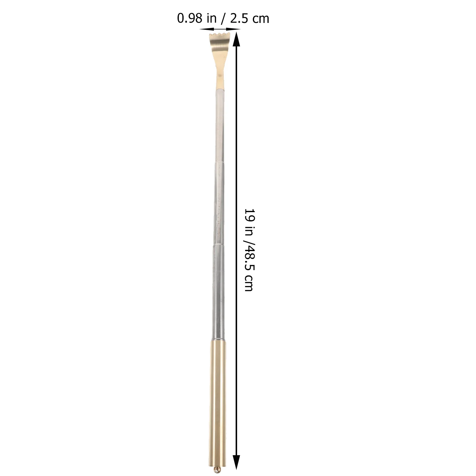 伸縮式ロングバックスクラッチャー金属ボディマッサージャー耐久性のあるポータブルかゆみ緩和ツール大人用機能的な背中