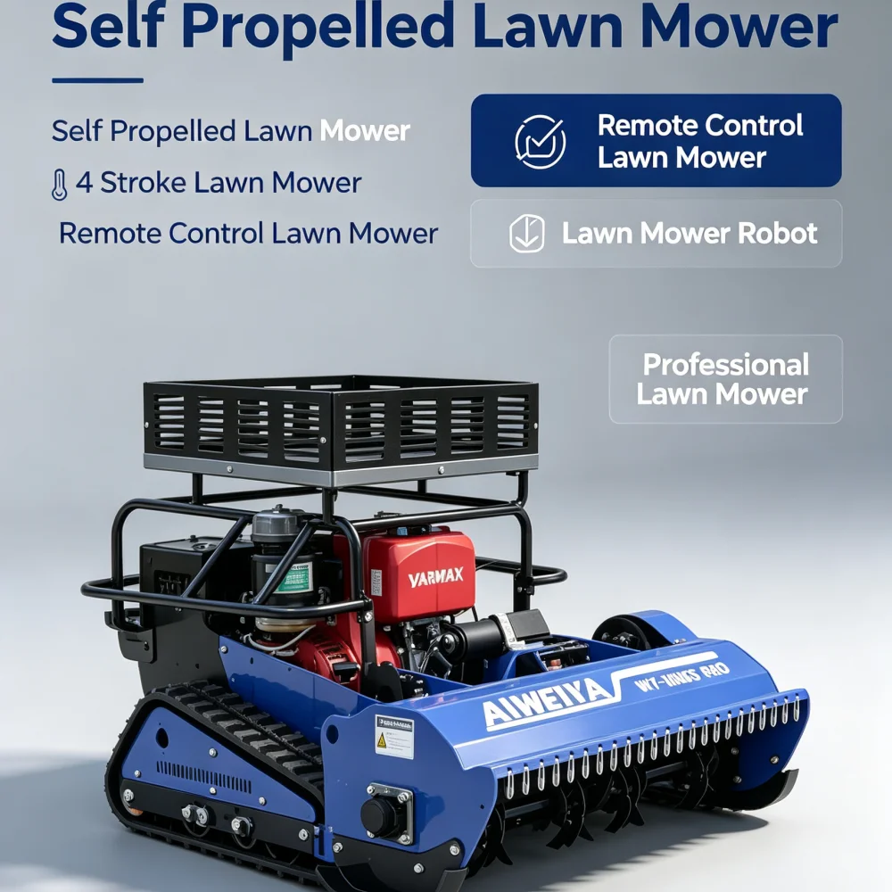 Customized Long Service Life Professional Lawn Mower 4 Stroke Lawn Mower For Protected Woodland Shrub Removal Grass Clearing Job