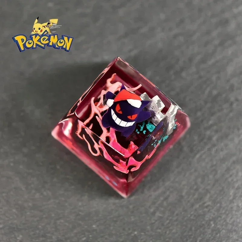 Pokemon Anime Premium Resin Keycaps Magikarp Micro Landscape Handmade regali personalizzati personalizzati Keycaps per tastiera meccanica