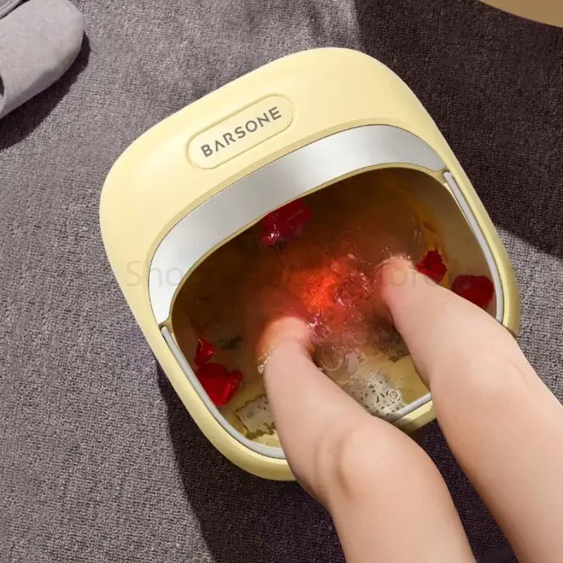 YAO Foldable Foot Bath Bucket Home Automatic Constant Temperature Heating Foot Bath Massager Foot Washing and Pedicure Machine