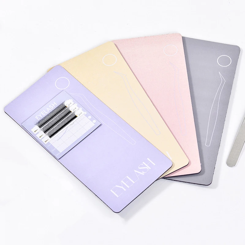 Magnetic False Eyelash Tweezers Holder Soft Anti Fall Board False Lash Display Pallet Specialized For Eyelash Grafting