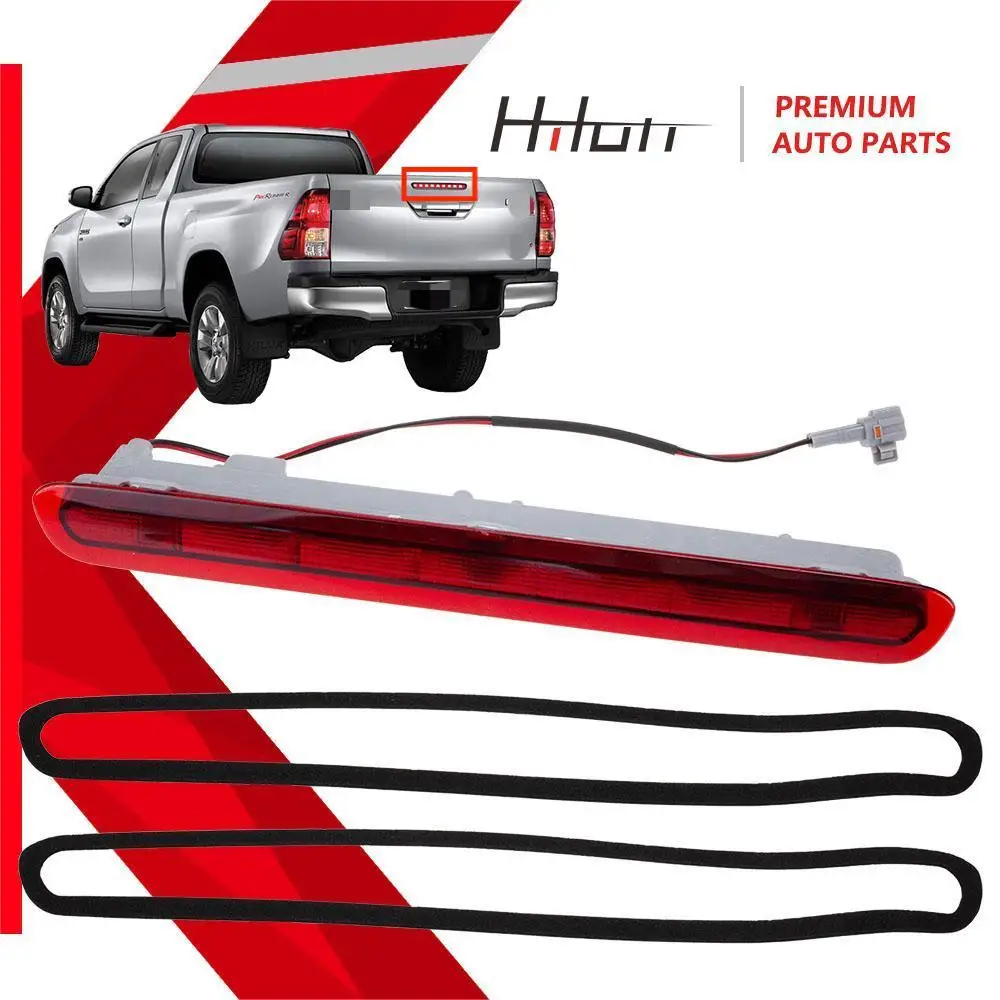 

Светодиодный стоп-сигнал с высоким креплением, третий задний стоп-сигнал для Toyota Hilux Revo Vigo 2015-2018 32915006872 задняя грузовая кровать