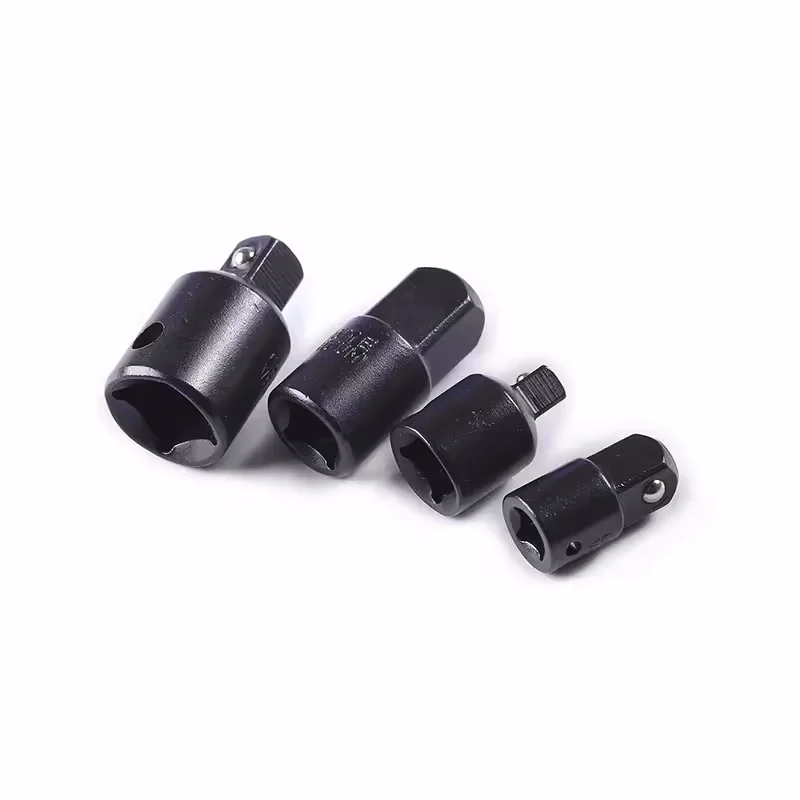 4PCS Impact Socket Adapter Reducer Set Auto And Impact Driver Construction Work Wrenches Drills Compatible 1/2 3/8 1/4 Inch