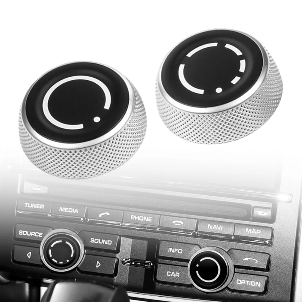 

Car Audio Radio Volume Control Knob for Porsche 911 991 Boxster Cayman 981 Panamera 970 Volume Rotary Knob Button Switch Cap
