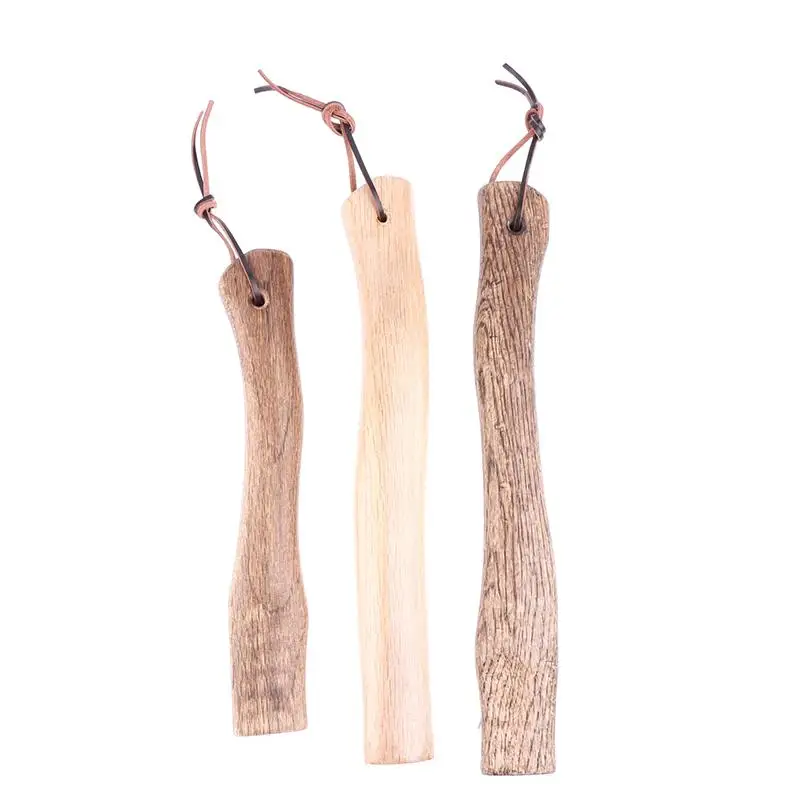 Axe Handle Sturdy Solid Wood Short Replacements Garden Tools Outdoor Use Handmade Parts Accessories Gift