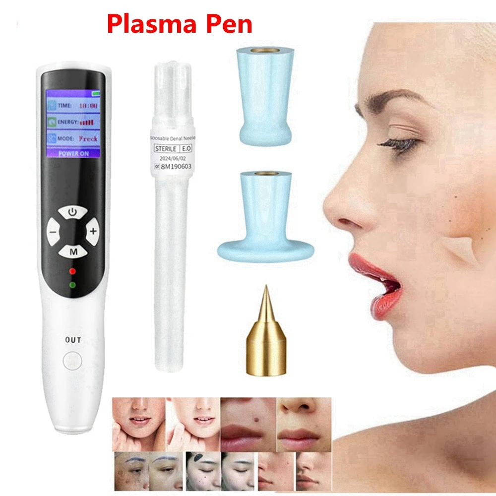 Ozone PAA Plasma Pen, fibroblastos Black Dots Remover, pálpebra Face Lifting, Spot Mole Remoção de sarda, Cuidados com a pele, 2 em 1