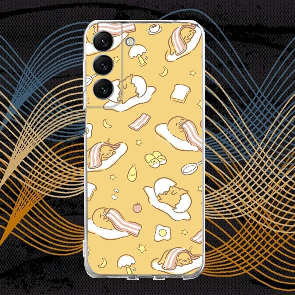 G-Gudetama Egg Cute  Phone Case Silicone For Samsung S30,S23,21,22,20 Ultra,S20 FE lite,S10,9,PIus Note20ultra Cover Clear